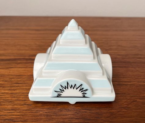 Postmodern Limited Edition Philip Morris Porcelain Stacking Ashtray Pyramide Tip Lid by Frank Stella for Rosenthal, 2000s-UAH-1749988