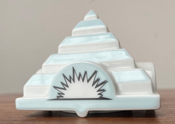 Postmodern Limited Edition Philip Morris Porcelain Stacking Ashtray Pyramide Tip Lid by Frank Stella for Rosenthal, 2000s-UAH-1749988