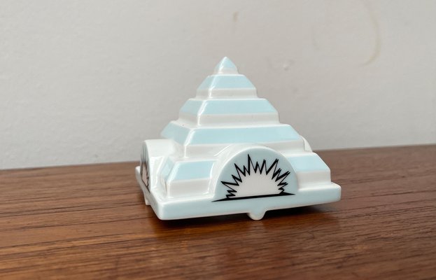 Postmodern Limited Edition Philip Morris Porcelain Stacking Ashtray Pyramide Tip Lid by Frank Stella for Rosenthal, 2000s-UAH-1749988