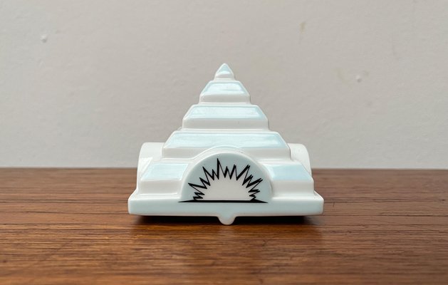 Postmodern Limited Edition Philip Morris Porcelain Stacking Ashtray Pyramide Tip Lid by Frank Stella for Rosenthal, 2000s-UAH-1749988