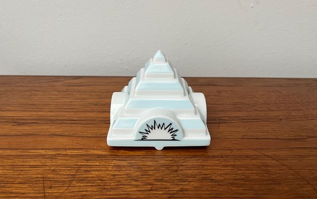 Postmodern Limited Edition Philip Morris Porcelain Stacking Ashtray Pyramide Tip Lid by Frank Stella for Rosenthal, 2000s-UAH-1749988