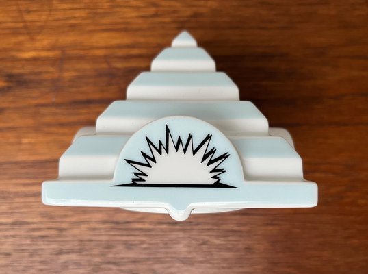 Postmodern Limited Edition Philip Morris Porcelain Stacking Ashtray Pyramide Tip Lid by Frank Stella for Rosenthal, 2000s-UAH-1749988