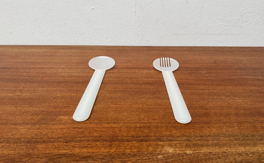 Postmodern Minimalist Swiss Salad Servers, Set of 2