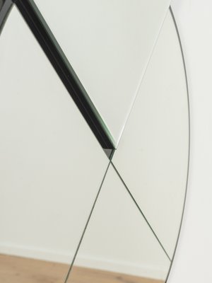 Postmodern Mirror on Black Plate, 1980s-GPP-1822565