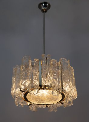 Postmodern Murano Glass Chandelier by Carlo Nason for Mazzega, Italy, 1970s-FER-990411