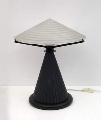 Postmodern Murano Glass Mushroom Table Lamp, Italy, 1980s-FER-1334335