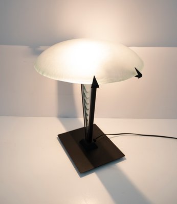 Postmodern Murano Glass Mushroom Table Lamp, Italy, 1980s-FER-1359202