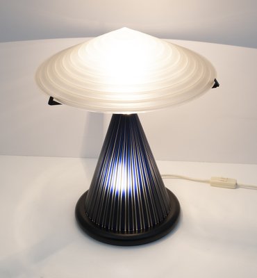 Postmodern Murano Glass Mushroom Table Lamp, Italy, 1980s-FER-1334335