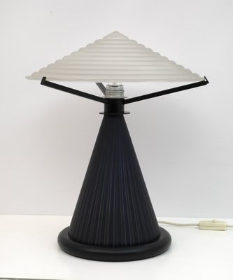 Postmodern Murano Glass Mushroom Table Lamp, Italy, 1980s-FER-1334335