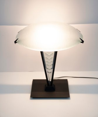 Postmodern Murano Glass Mushroom Table Lamp, Italy, 1980s-FER-1359202