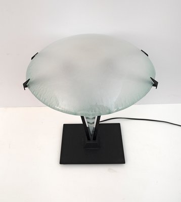 Postmodern Murano Glass Mushroom Table Lamp, Italy, 1980s-FER-1359202