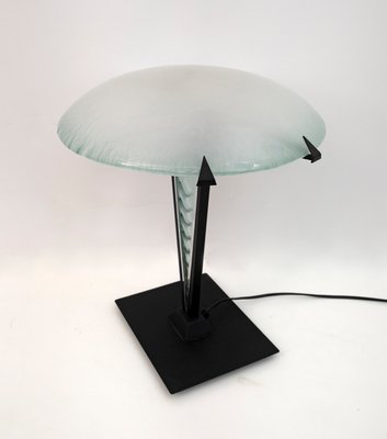 Postmodern Murano Glass Mushroom Table Lamp, Italy, 1980s-FER-1359202