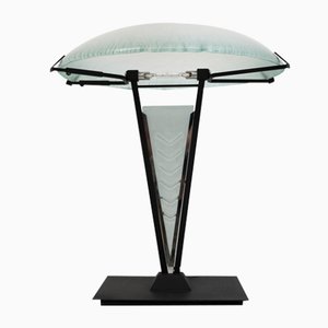 Postmodern Murano Glass Mushroom Table Lamp, Italy, 1980s-FER-1359202