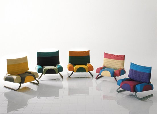 Postmodern Peter Pan Lounge Chair by Michele De Lucchi for Thalia & Co, Italy, 1982-EHE-1350985