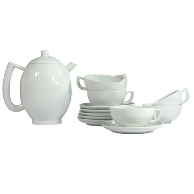 Postmodern Porcelain Tea Set by Lutz Rabold for Arzberg, 1980s, Set of 13-GIW-1075569