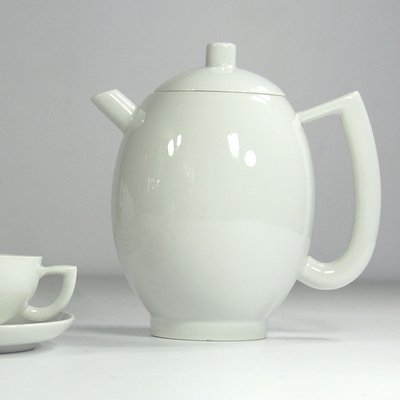 Postmodern Porcelain Tea Set by Lutz Rabold for Arzberg, 1980s, Set of 13-GIW-1075569