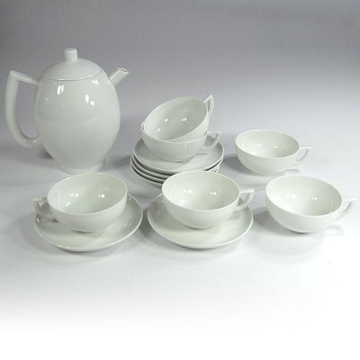 Postmodern Porcelain Tea Set by Lutz Rabold for Arzberg, 1980s, Set of 13-GIW-1075569