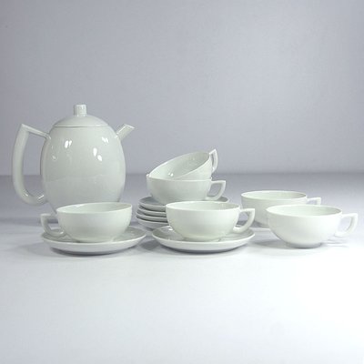 Postmodern Porcelain Tea Set by Lutz Rabold for Arzberg, 1980s, Set of 13-GIW-1075569