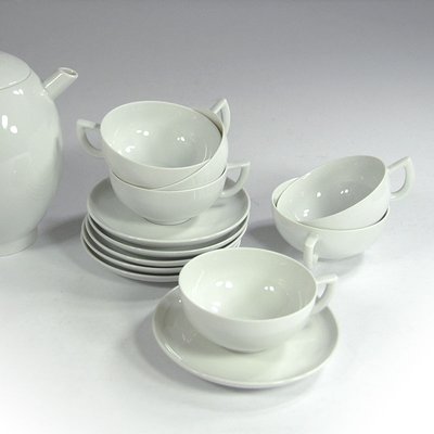 Postmodern Porcelain Tea Set by Lutz Rabold for Arzberg, 1980s, Set of 13-GIW-1075569