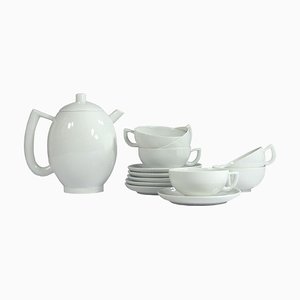 Postmodern Porcelain Tea Set by Lutz Rabold for Arzberg, 1980s, Set of 13-GIW-1075569