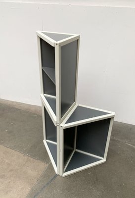 Postmodern Profilsystem Corner Cabinets by Elmar Flötotto for Flötotto, Germany, 1980s, Set of 3-UAH-1425189