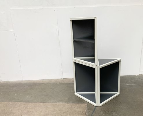 Postmodern Profilsystem Corner Cabinets by Elmar Flötotto for Flötotto, Germany, 1980s, Set of 3-UAH-1425189