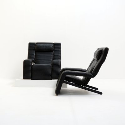 Postmodern Reclining Lounge Chairs by G.P. Vitelli & T. Ammannati for Brunati, Italy, 1990s, Set of 2-SV-1823817