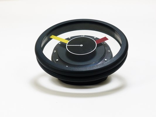 Postmodern Round Pop Art Desk or Table Clock, Italy, 1990s-MWV-1719807