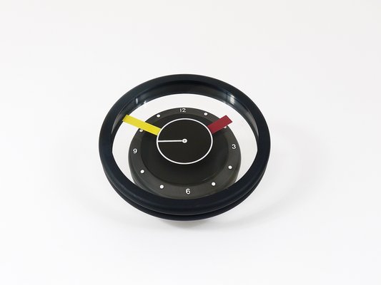 Postmodern Round Pop Art Desk or Table Clock, Italy, 1990s-MWV-1719807