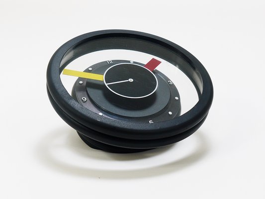 Postmodern Round Pop Art Desk or Table Clock, Italy, 1990s-MWV-1719807