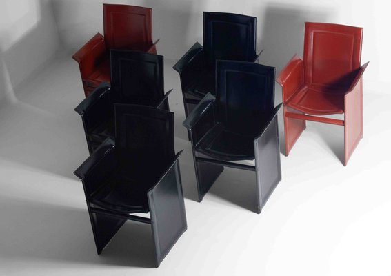 Postmodern Solaria Chairs by Arrben, Italy, 1980s, Set of 6-LIO-1821243