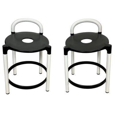 Postmodern Stools by Anna Casatelli Ferrieri for Kartell, Italy, 1980s, Set of 2-LYQ-1171623