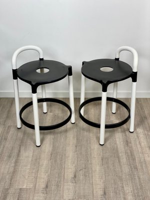 Postmodern Stools by Anna Casatelli Ferrieri for Kartell, Italy, 1980s, Set of 2-LYQ-1171623