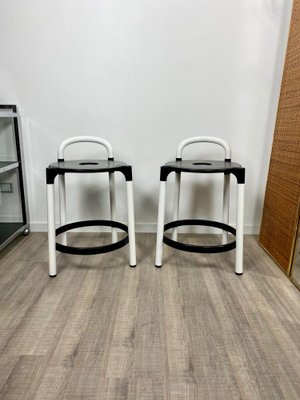 Postmodern Stools by Anna Casatelli Ferrieri for Kartell, Italy, 1980s, Set of 2-LYQ-1171623