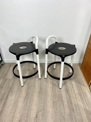 Postmodern Stools by Anna Casatelli Ferrieri for Kartell, Italy, 1980s, Set of 2-LYQ-1171623