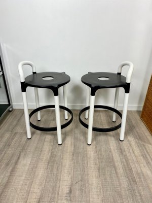 Postmodern Stools by Anna Casatelli Ferrieri for Kartell, Italy, 1980s, Set of 2-LYQ-1171623