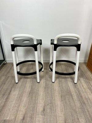 Postmodern Stools by Anna Casatelli Ferrieri for Kartell, Italy, 1980s, Set of 2-LYQ-1171623