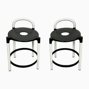 Postmodern Stools by Anna Casatelli Ferrieri for Kartell, Italy, 1980s, Set of 2-LYQ-1171623