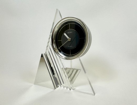 Postmodern Table Clock from Seiko, Japan, 1980s-ZCY-2020720