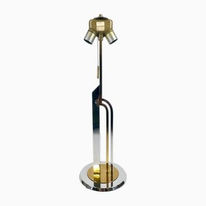 Postmodern Table Lamp in Brass & Chrome from Schröder & Co, 1990s-ZCY-2033165