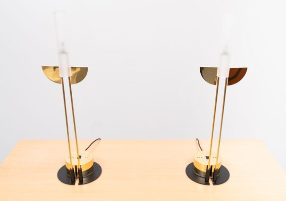 Postmodern Table Lamps Attributed to Giorgetti, Italy, 1980s, Set of 2-GCG-932843