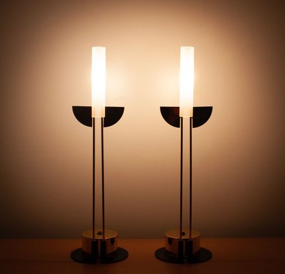 Postmodern Table Lamps Attributed to Giorgetti, Italy, 1980s, Set of 2-GCG-932843