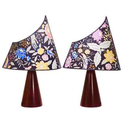 Postmodern Table Lamps attributed to Massimo Valloto for Missoni, Italy, 1980s, Set of 2-MWV-1707064