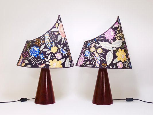 Postmodern Table Lamps attributed to Massimo Valloto for Missoni, Italy, 1980s, Set of 2-MWV-1707064