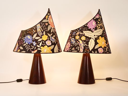 Postmodern Table Lamps attributed to Massimo Valloto for Missoni, Italy, 1980s, Set of 2-MWV-1707064