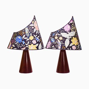 Postmodern Table Lamps attributed to Massimo Valloto for Missoni, Italy, 1980s, Set of 2-MWV-1707064