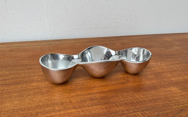 Postmodern Triple Metal Bowl by Steve Cozzolino for Nambe, 1990s-UAH-1705828