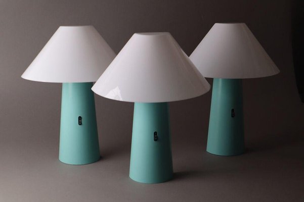 Postmodern Turquoise Wall Lamp from Arlus, 1980s-ESB-1376510