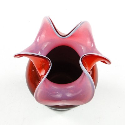 Postmodern Vase by Czesław Zuber for Sudety Glassworks, Poland, 1970s-BKO-1802196