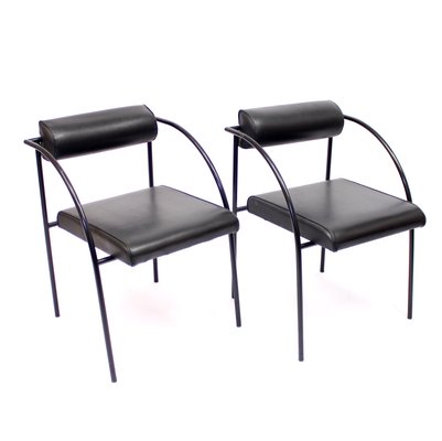 Postmodern Vienna Chairs by Rodney Kinsman for Bieffeplast, 1980s, Set of 2-KQ-1427898